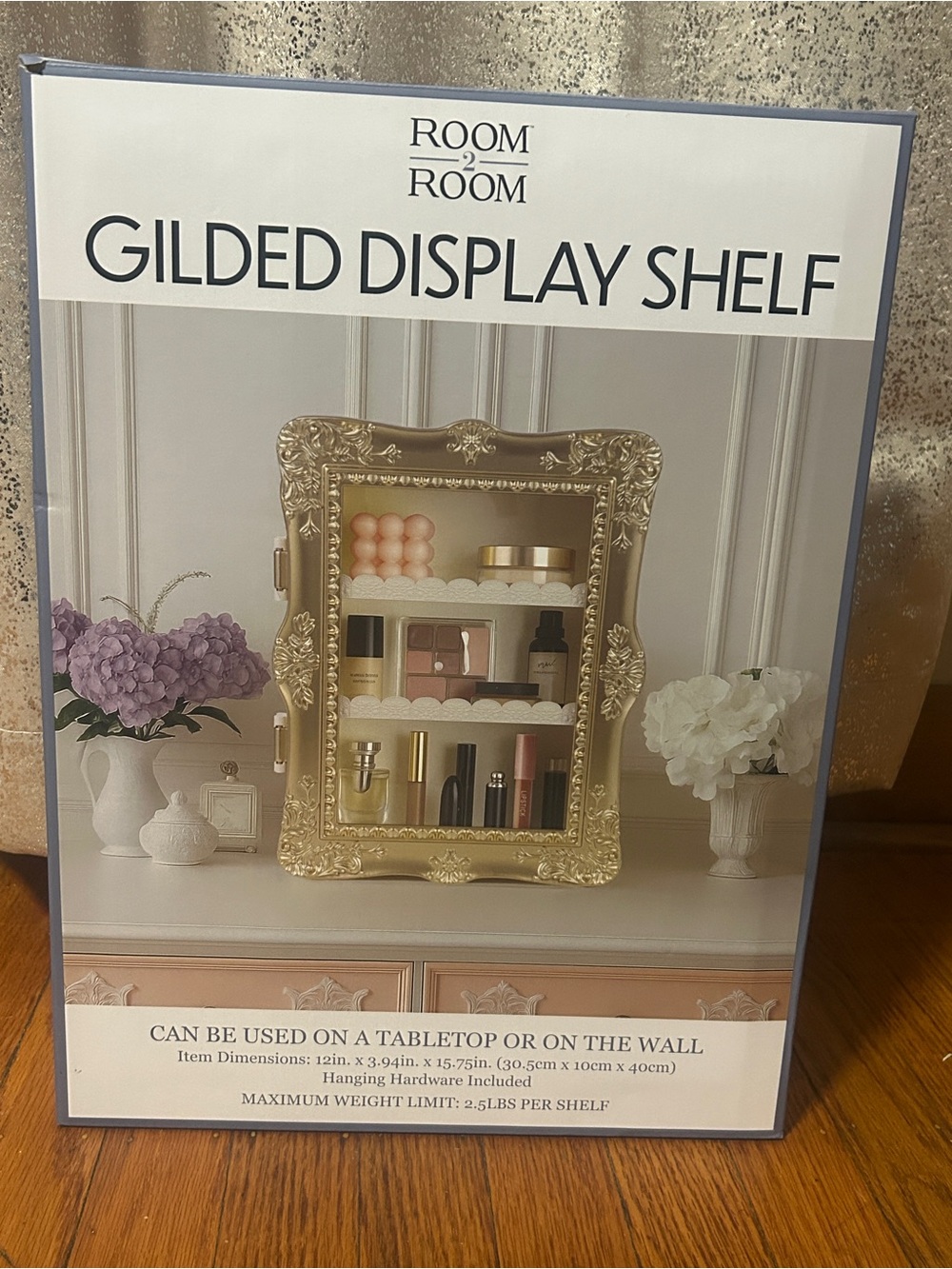 Gilded Display Shelf - Gold